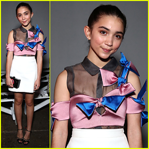 Rowan Blanchard Makes First Post-GMW Appearance at Milly Fashion Show