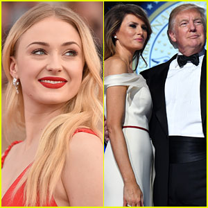 Sophie Turner Didn't Hold Back in Donald & Melania Trump Take Down on Twitter