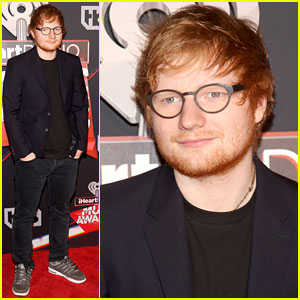 Ed Sheeran Walks the iHeartRadio Music Awards 2017 Red Carpet!