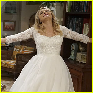 Emily Osment Is Back In THAT Wedding Dress For 'Young & Hungry'