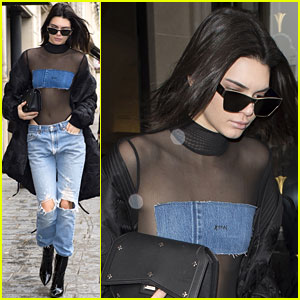 Kendall Jenner Rocks Super Chic Look in Paris!
