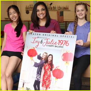 Laurie Hernandez Celebrates American Girl 'Ivy & Julie' Special With Stars Nina Lu & Hannah Nordberg