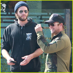 Liam Hemsworth Grabs Breakfast with Older Bro Luke in Malibu