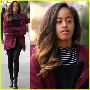 Malia Obama Is Back at the Office After the Weekend!