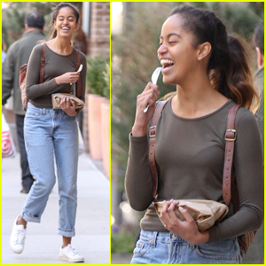 Malia Obama Steps Out For Lunch With a Friend