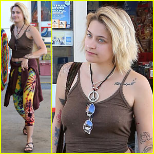 Paris Jackson Shows Off Her Tattoos on a Sunny Day at the Beach