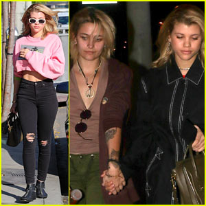 Sofia Richie Shows Off Her Toned Tummy Before Night Out With Paris Jackson
