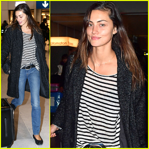 'The Originals' Phoebe Tonkin Arrives Just In Time For Paris Fashion Week