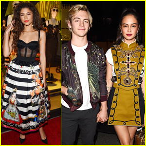 Ross Lynch & Courtney Eaton Enjoy Date Night at Dolce & Gabbana Party!