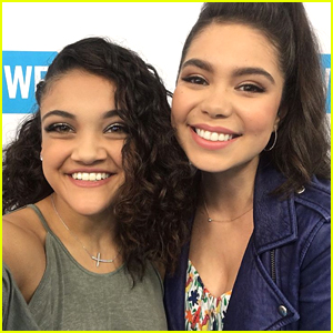 Laurie Hernandez Meets 'Queen' Auli'i Cravalho at We Day California & We Are Officially Jealous!