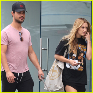 Billie Lourd & Taylor Lautner Couple Up For Afternoon Date in LA