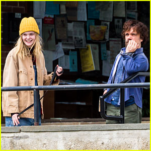 Elle Fanning Films Her New Apocalypse Movie with Co-Star Peter Dinklage!