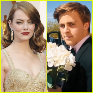 Emma Stone Just Got Asked to Prom With a 'La La Land' Inspired Invite - Watch It!