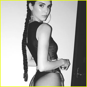 Kendall Jenner Wears Long Braid & Sheer Look for Coachella Night One!