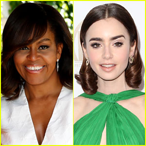 Michelle Obama's Note to Lily Collins Will Make Your Day