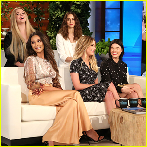 'Pretty Little Liars' Cast Take The 12 Days Challenge on 'Ellen' - Watch The Clip!