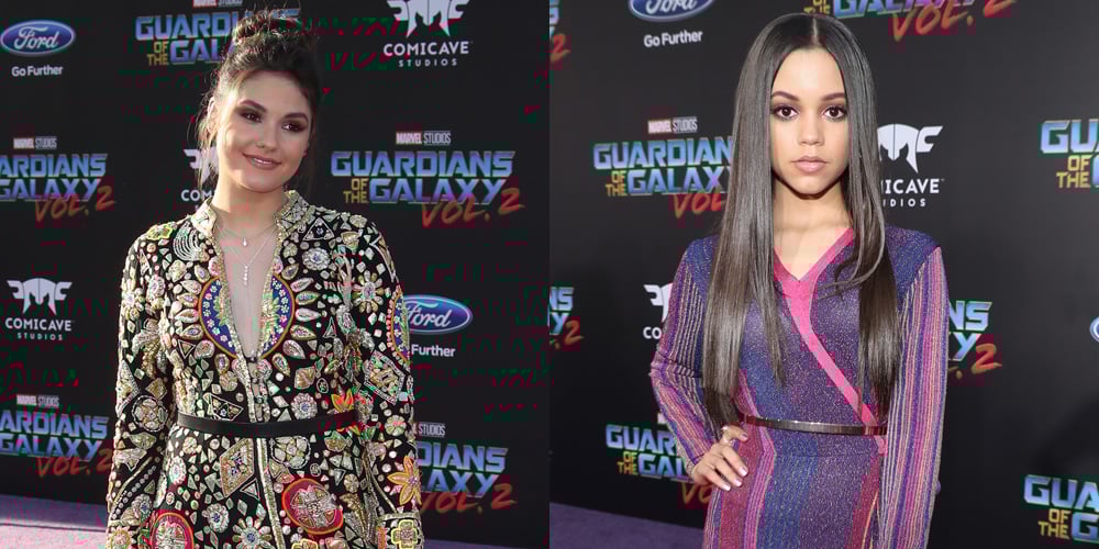 Ronni Hawk & Jenna Ortega Wear Out of This World Looks for ‘Guardians of the Galaxy Vol 2’ Premiere