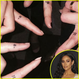 Shay Mitchell Didn't Originally Want to Get Those 'PLL' Finger Tattoos