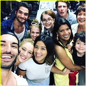 Tyler Posey Looks Right at Home in New 'Jane The Virgin' Set Selfie