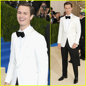 Ansel Elgort is All Smiles at the Met Gala 2017!