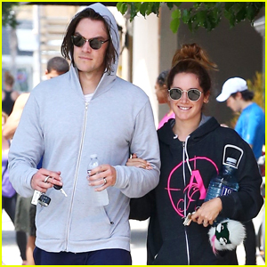 Ashley Tisdale Wears Husband Christopher French's Band Hoodie