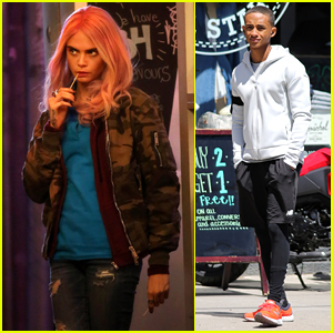 Cara Delevingne & Jaden Smith are Hard at Work on 'Life in a Year'!