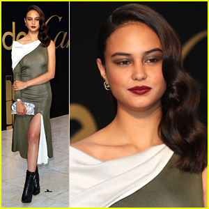 Courtney Eaton Steps Out To Celebrate at the Panthere De Cartier Party