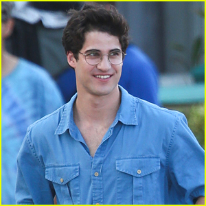 Darren Criss is All Smiles on Set of 'American Crime Story'