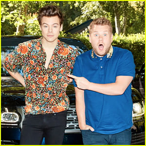 Harry Styles Goes Solo for Corden's 'Carpool Karaoke' (Video)