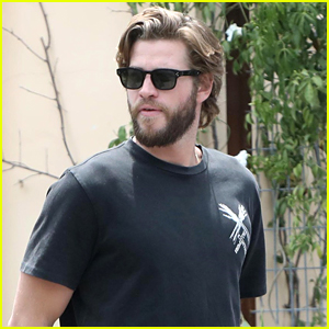 Liam Hemsworth Hangs Out with Friends on His Day Off