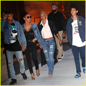 Jaden & Willow Smith Take Mom Jada Out for Mother's Day!