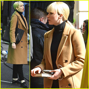 Jennifer Lawrence Looks The Part For 'Red Sparrow' Filming