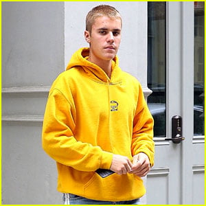 Justin Bieber Finds a Famous Face in the Big Apple