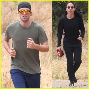 Robert Pattinson Joins Girlfriend FKA twigs for a Hike in Malibu!