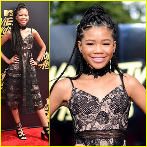 'A Wrinkle In Time's Storm Reid Steps Out For MTV Movie & TV Awards 2017