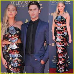 Veronica Dunne & Max Ehrich Couple Up for Daytime Emmy Awards 2017