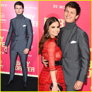 Ansel Elgort is Joined by Girlfriend Violetta Komyshan at 'Baby Driver' Premiere