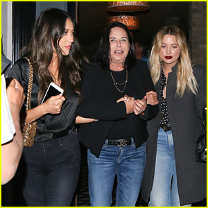 Shay Mitchell & Ashley Benson Take Marlene King Out for a Belated Birthday Dinner