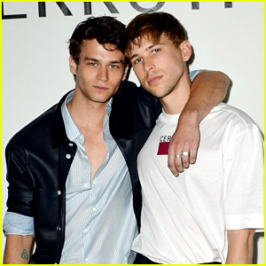 '13 Reasons Why' Stars Brandon Flynn & Tommy Dorfman Hit Paris Fashion Week Together