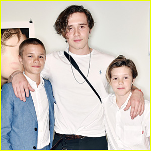 Brooklyn Beckham's Brothers Join Him at Book Launch Event!