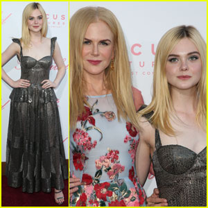 Elle Fanning Holds Hands With Nicole Kidman at 'The Beguiled' Premiere