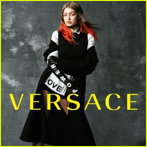 Gigi Hadid Promotes Power & Love in New Versace Fall 2017 Campaign