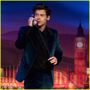 Harry Styles Visits James Corden at His 'Late Late Show' London Takeover - Watch!