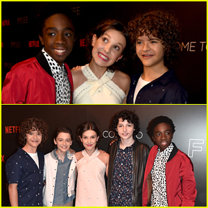 Millie Bobby Brown Joins Her 'Stranger Things' Co-stars at a Netflix Event!