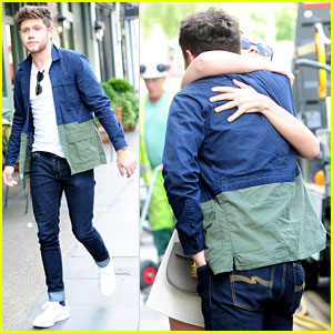 Niall Horan Shares Hug With Mystery Woman