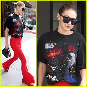 Gigi Hadid Shows Off New Pink Ombre Hairdo