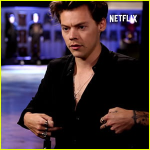 Harry Styles Shows Us Where His Four Nipples Are Located! (Video)