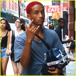 Jaden Smith Debuts Red Hair While Out in NYC
