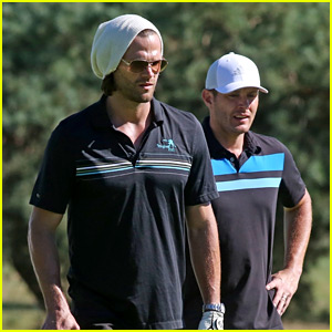 'Supernatural' Studs Jared Padalecki & Jensen Ackles Enjoy Down Time on Golf Course!