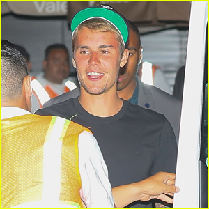 Justin Bieber is All Smiles At Dinner with Friends